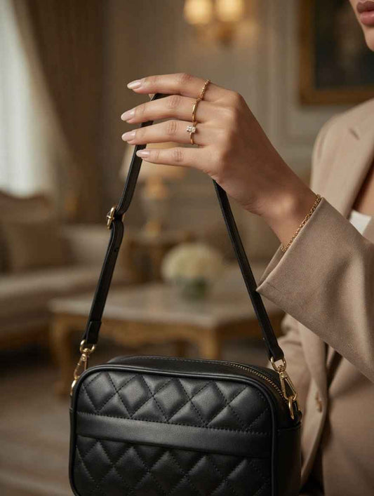 Luxe Quilted Mini Crossbody Bag