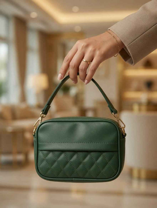 Luxe Quilted Mini Crossbody Bag