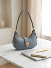 Luxe Crescent Shoulder Bag