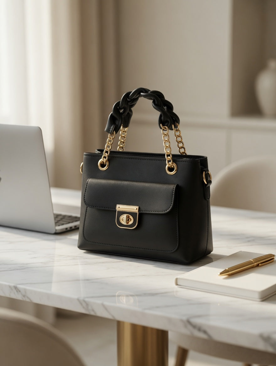 Luna Chain Tote Bag - Bagmora