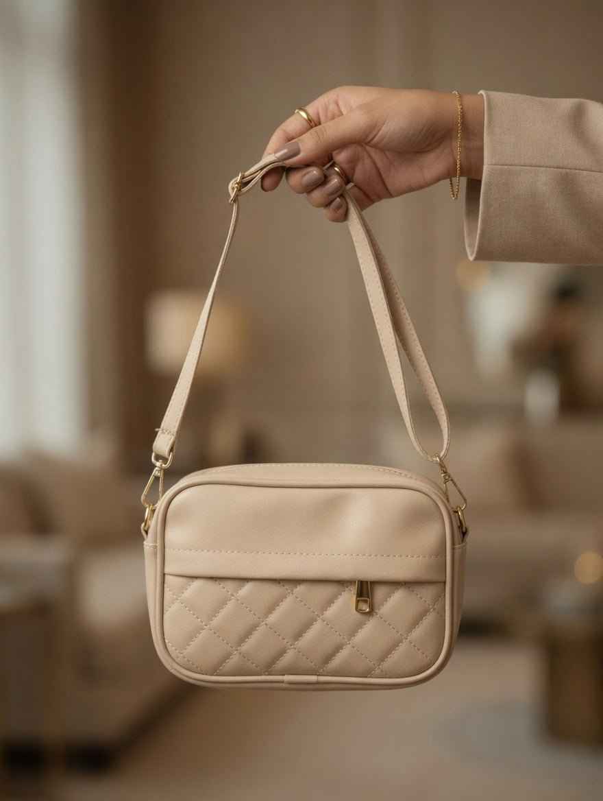 Luxe Quilted Mini Crossbody Bag