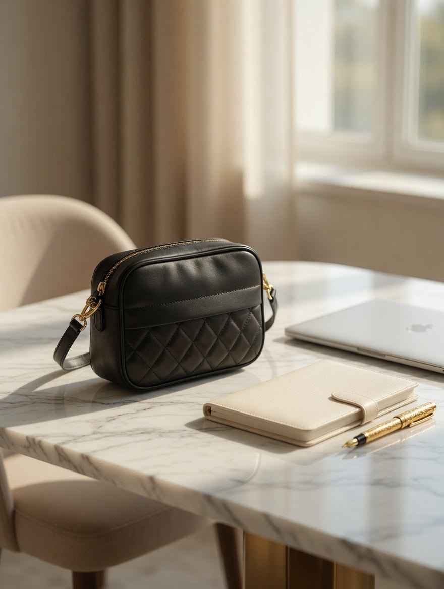 Luxe Quilted Mini Crossbody Bag