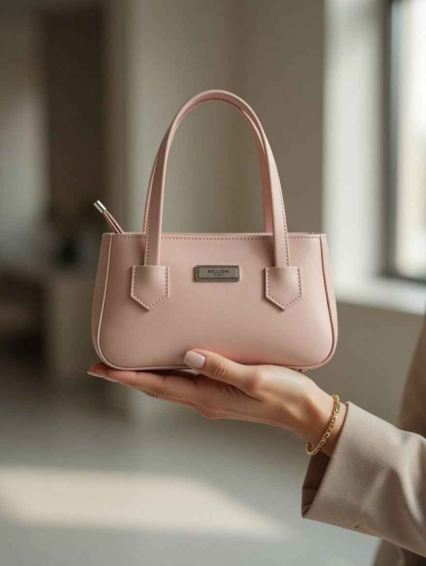 Chic Structured Bucket Tote Bag