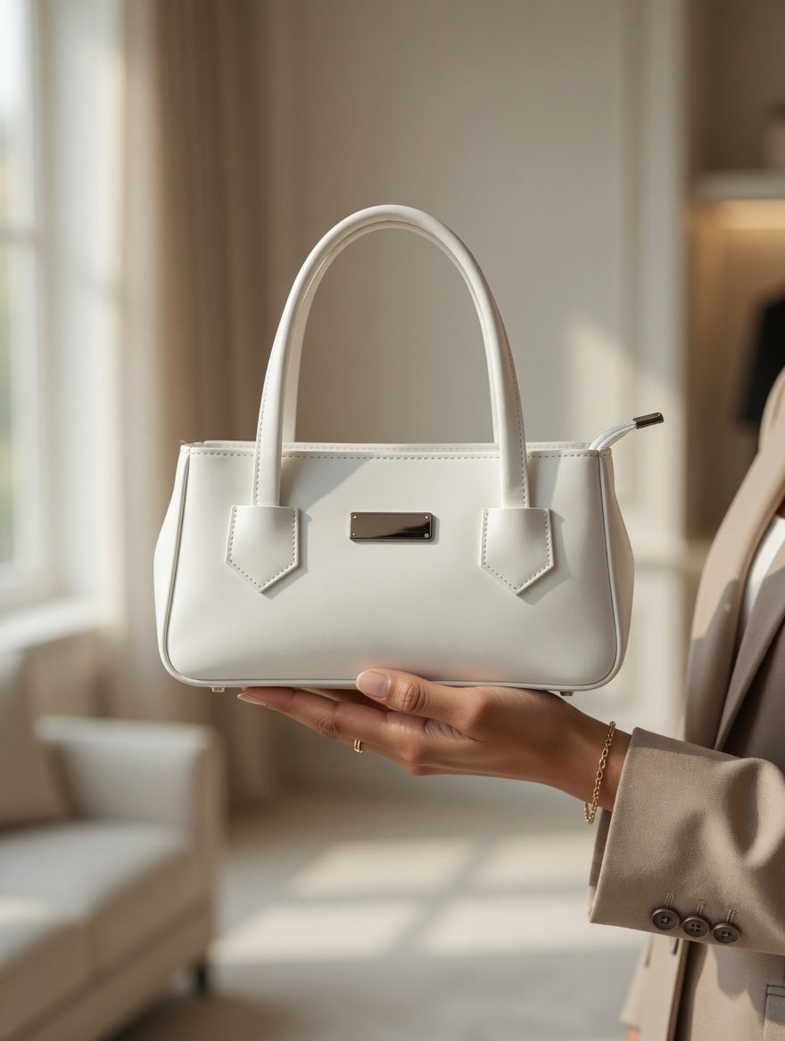 Chic Structured Bucket Tote Bag - Bagmora