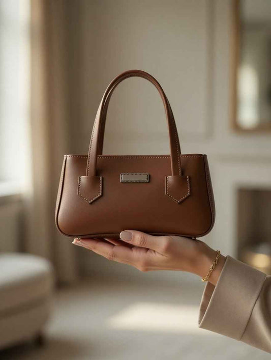 Chic Structured Bucket Tote Bag