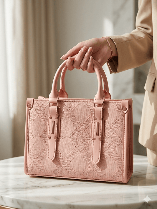 JW PEI Keyla Weave Texture Top Handle Bag - Bagmora