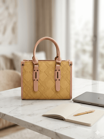 JW PEI Keyla Weave Texture Top Handle Bag - Bagmora
