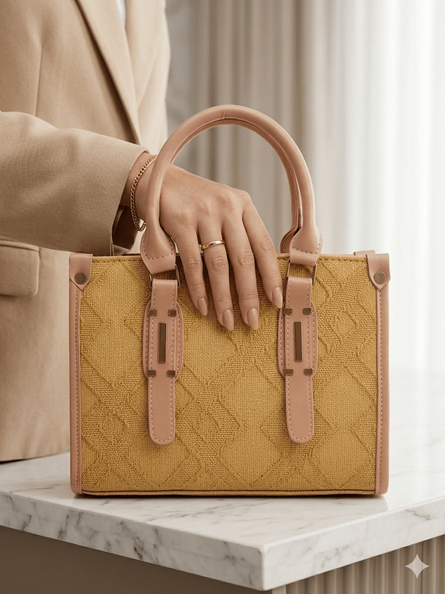 JW PEI Keyla Weave Texture Top Handle Bag - Bagmora