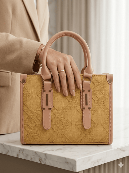 JW PEI Keyla Weave Texture Top Handle Bag - Bagmora
