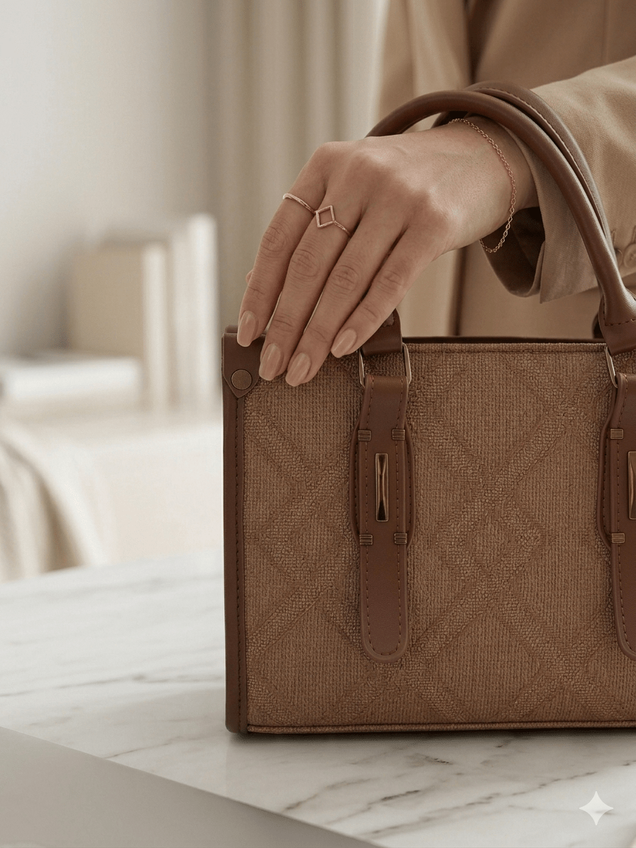 JW PEI Keyla Weave Texture Top Handle Bag - Bagmora