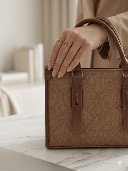 JW PEI Keyla Weave Texture Top Handle Bag - Bagmora