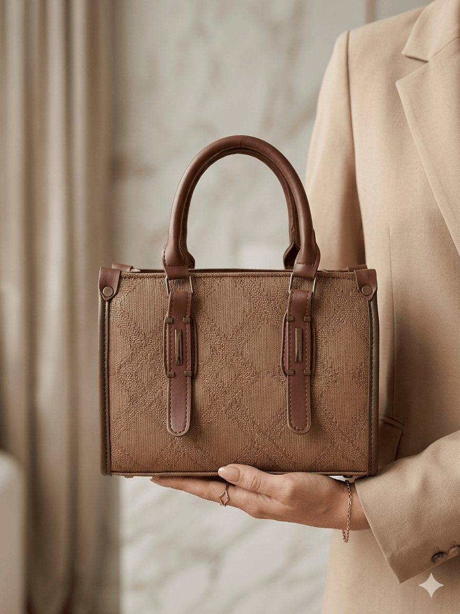 JW PEI Keyla Weave Texture Top Handle Bag - Bagmora