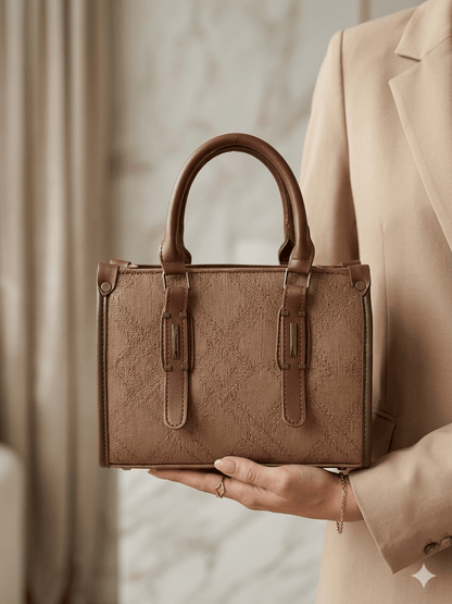 JW PEI Keyla Weave Texture Top Handle Bag - Bagmora