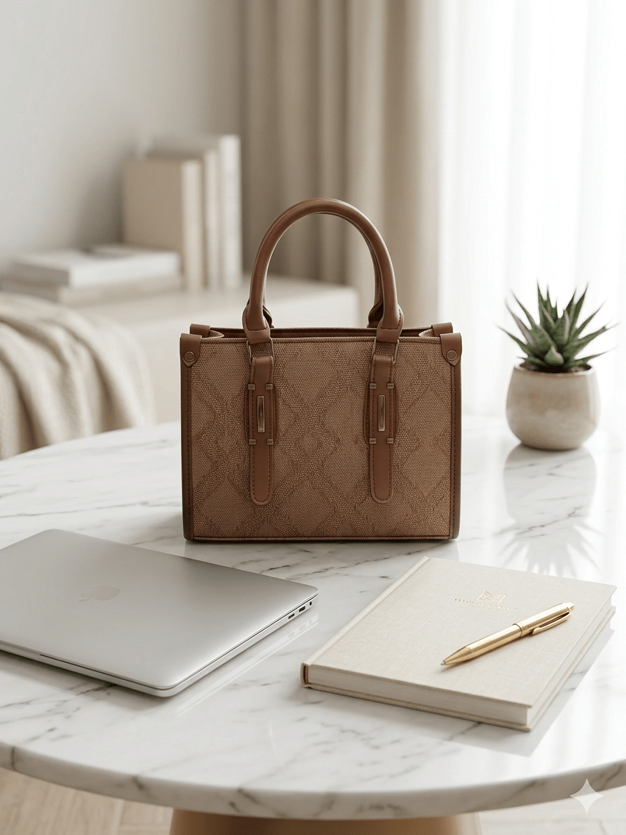 JW PEI Keyla Weave Texture Top Handle Bag - Bagmora