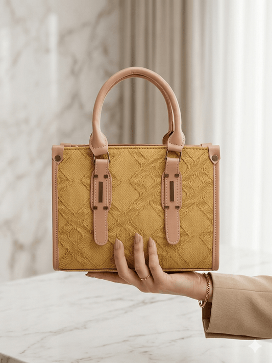 JW PEI Keyla Weave Texture Top Handle Bag - Bagmora