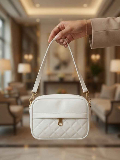 Luxe Quilted Mini Crossbody Bag