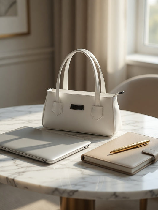 Chic Structured Bucket Tote Bag - Bagmora