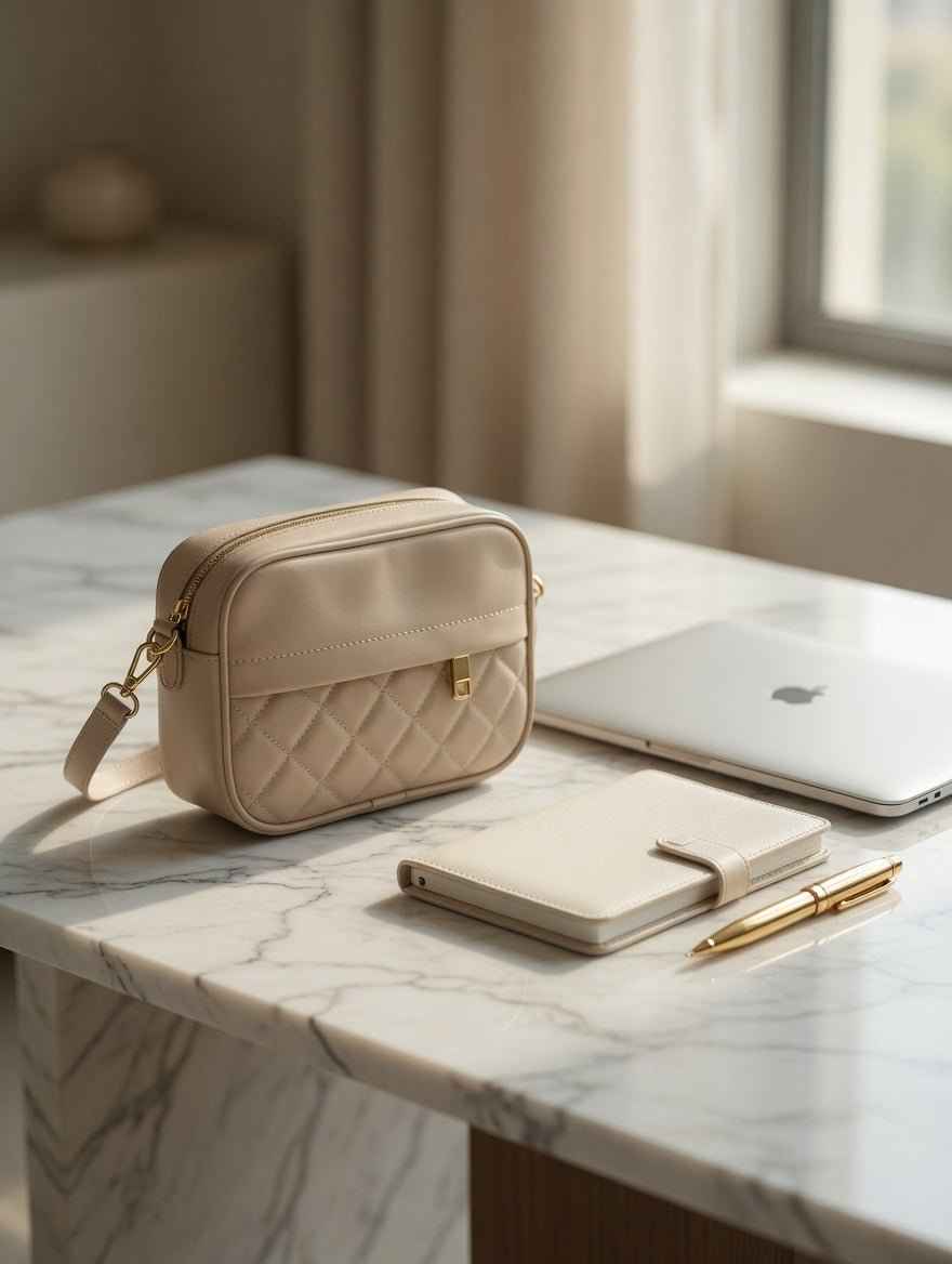 Luxe Quilted Mini Crossbody Bag