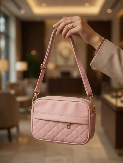 Luxe Quilted Mini Crossbody Bag