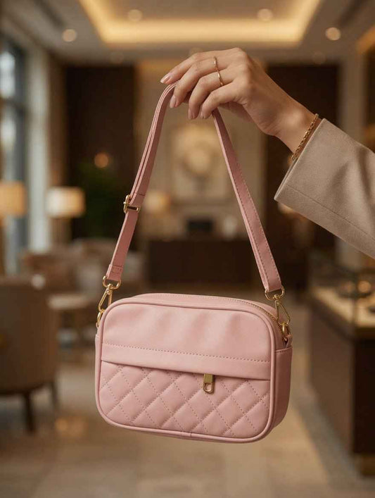 Luxe Quilted Mini Crossbody Bag