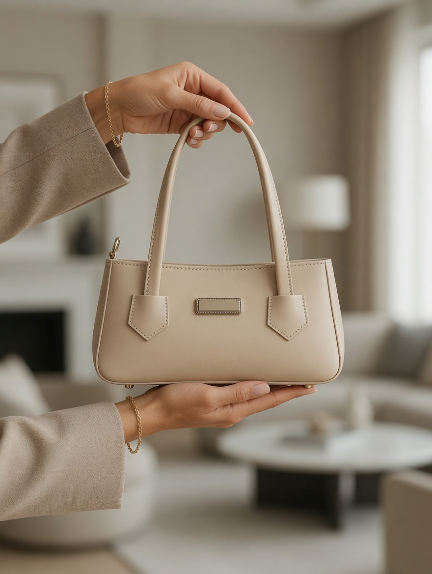 Chic Structured Bucket Tote Bag - Bagmora