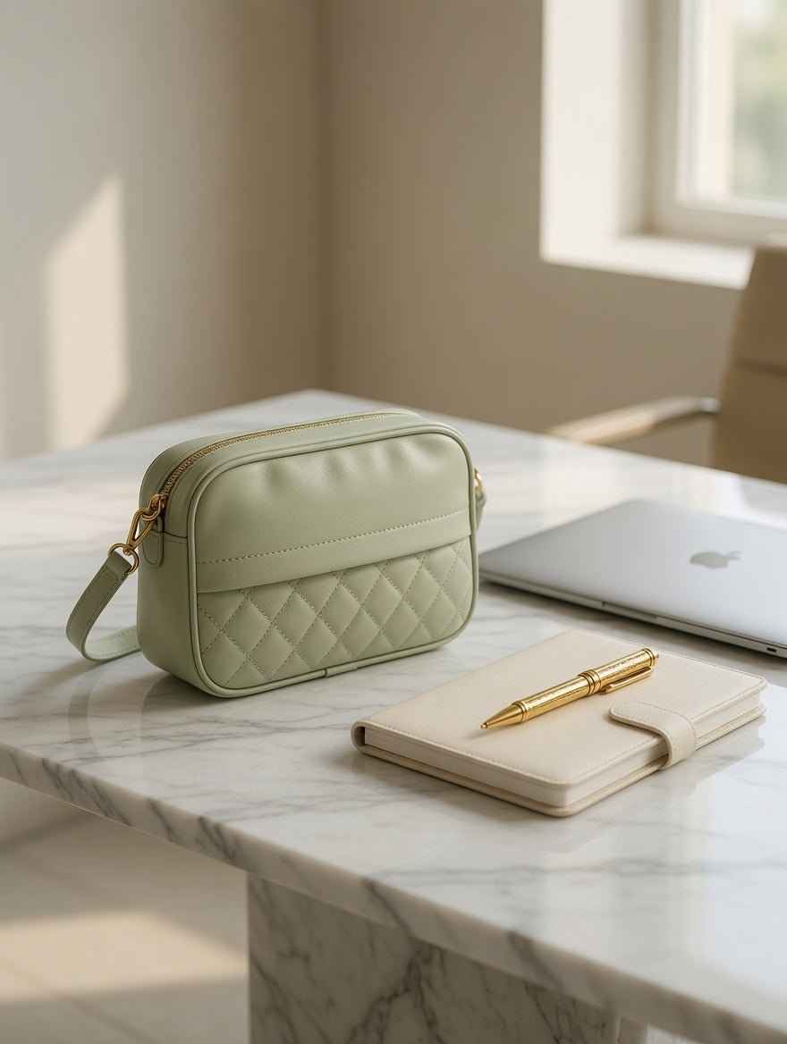Luxe Quilted Mini Crossbody Bag