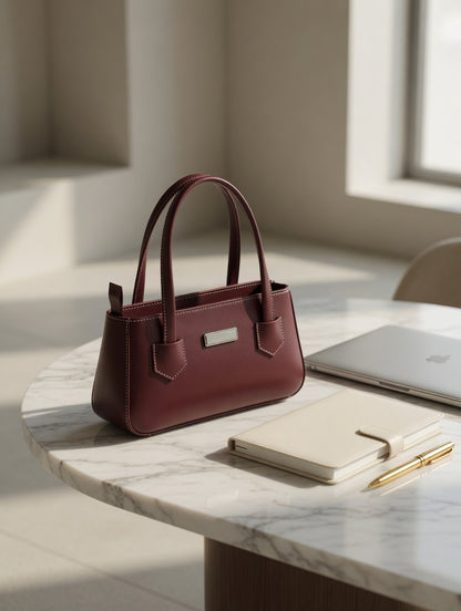 Chic Structured Bucket Tote Bag - Bagmora