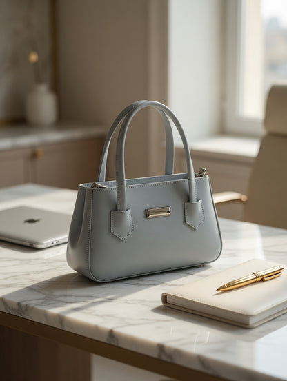 Chic Structured Bucket Tote Bag - Bagmora