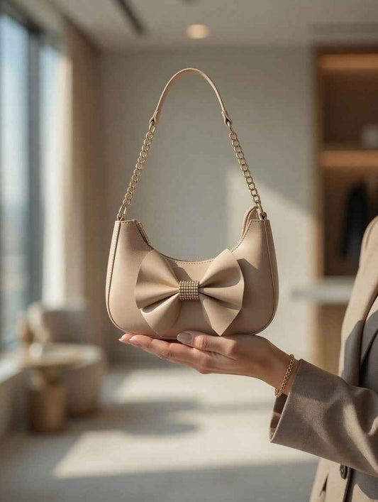 Elegant Bow Shoulder Bag