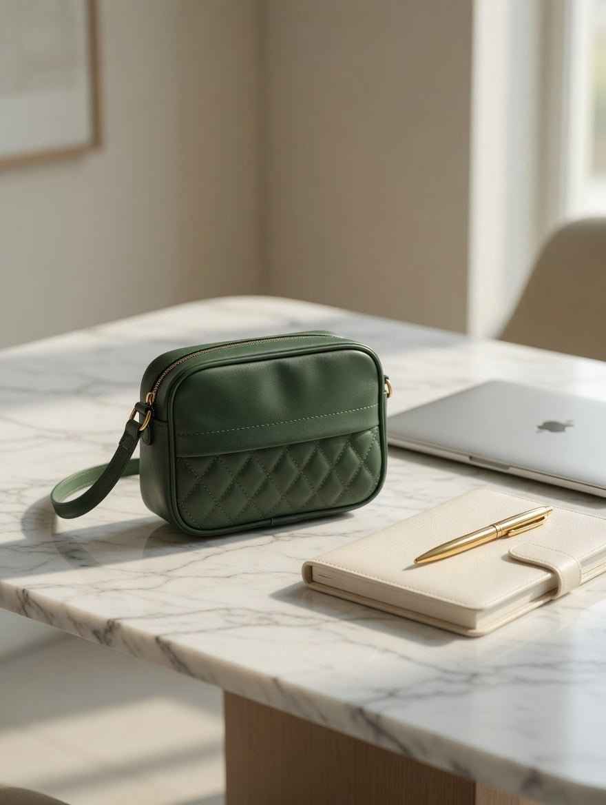 Luxe Quilted Mini Crossbody Bag
