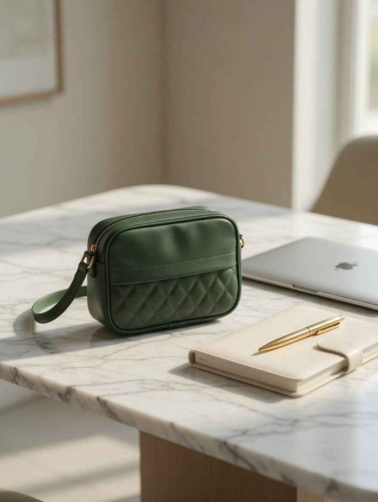 Luxe Quilted Mini Crossbody Bag